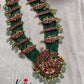 Premium Jadau multi layer green beads Haaram LH546-Pre booking 15 days