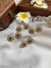 Victorian flower studs E307