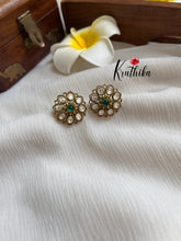 Victorian flower studs E307