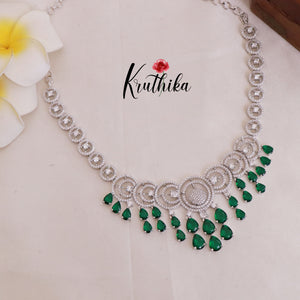 Pretty CZ/AD Necklace NC1828 ( Available in 3 colours)