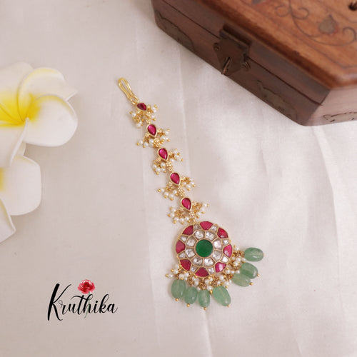 Beautiful Jadau Maang Tikka MT244