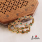 Sparkling CZ Teardrop Bangles B416 (Set Of 2)