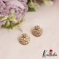Pretty AD Floral Motifs Stud Earrings E1046