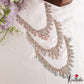 Sparkling Floral Leaf Motifs CZ Victorian Necklace NC3152 (Available In 6 Colors)