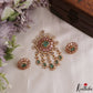 Sparkling Floral Motifs CZ Victorian Pendant Set PS300