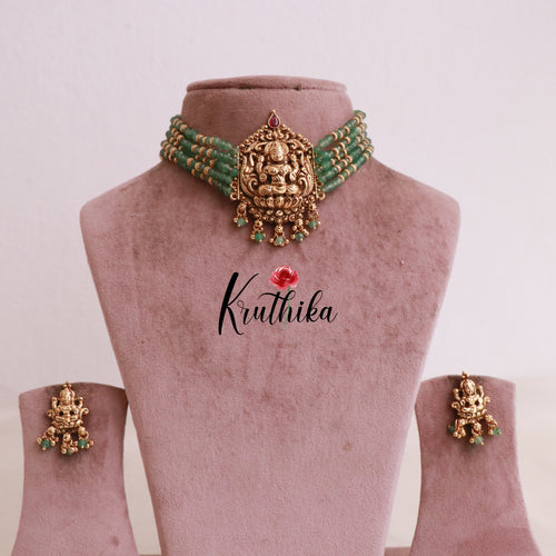 Beautiful Temple Chocker NC1872 (Available in 2 Colours)