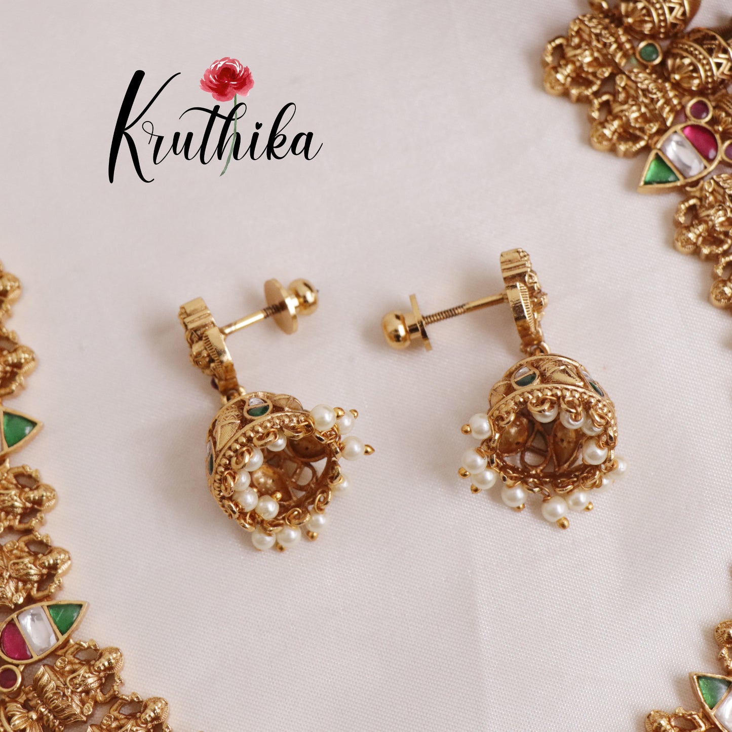 Gorgeous Lakshmi Jadau Necklace NC1983