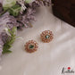 Sparkling Floral Motifs CZ Victorian Pendant Set PS300