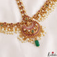 Classic Floral Motifs Kemp Damini With Pearl Bead Drops MT393