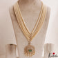 Stunning Multi Strand Pearl Chain With Polki Victorian Pendant LH2112 (Available In 4 Colors)