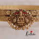 Elegant Lakshmi Jadau Hip Belt With Golden beads V248