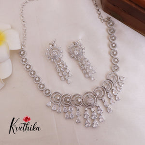 Pretty CZ/AD Necklace NC1828 ( Available in 3 colours)