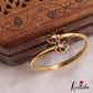 Elegant Leaf Motifs Kemp Openable Single Kada B475