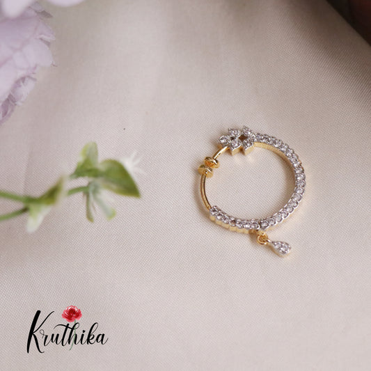 Beautiful CZ Sparking Nose Ring-No Piercing Required N51