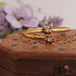 Elegant Leaf Motifs Kemp Openable Single Kada B475