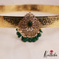Sparkling AD Floral Teardrop Motifs Hip Belt With Bead Drops V345 (Available In 3 Colors)