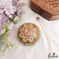 Gorgeous Jadau Hair Bun With Pearl And Bead Tiers J439