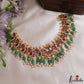 Gorgeous Mango Motifs Jadau Choker With Green Bead Drops NC3119