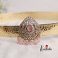 Premium CZ Sparkling Amethyst Pearl Drop Vaddanam V263 (Available in 5 Colours)