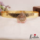 Sparkling AD Floral Teardrop Motifs Hip Belt With Bead Drops V345 (Available In 3 Colors)