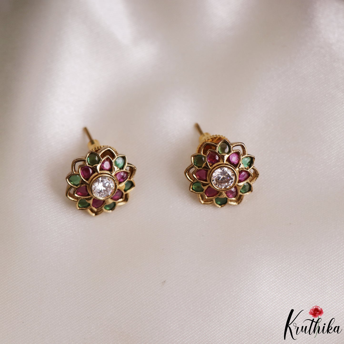Beautiful Peacock Motifs Kemp Hasli Choker With Pearl Bead Drops NC3257 (Available In 3 Colors)