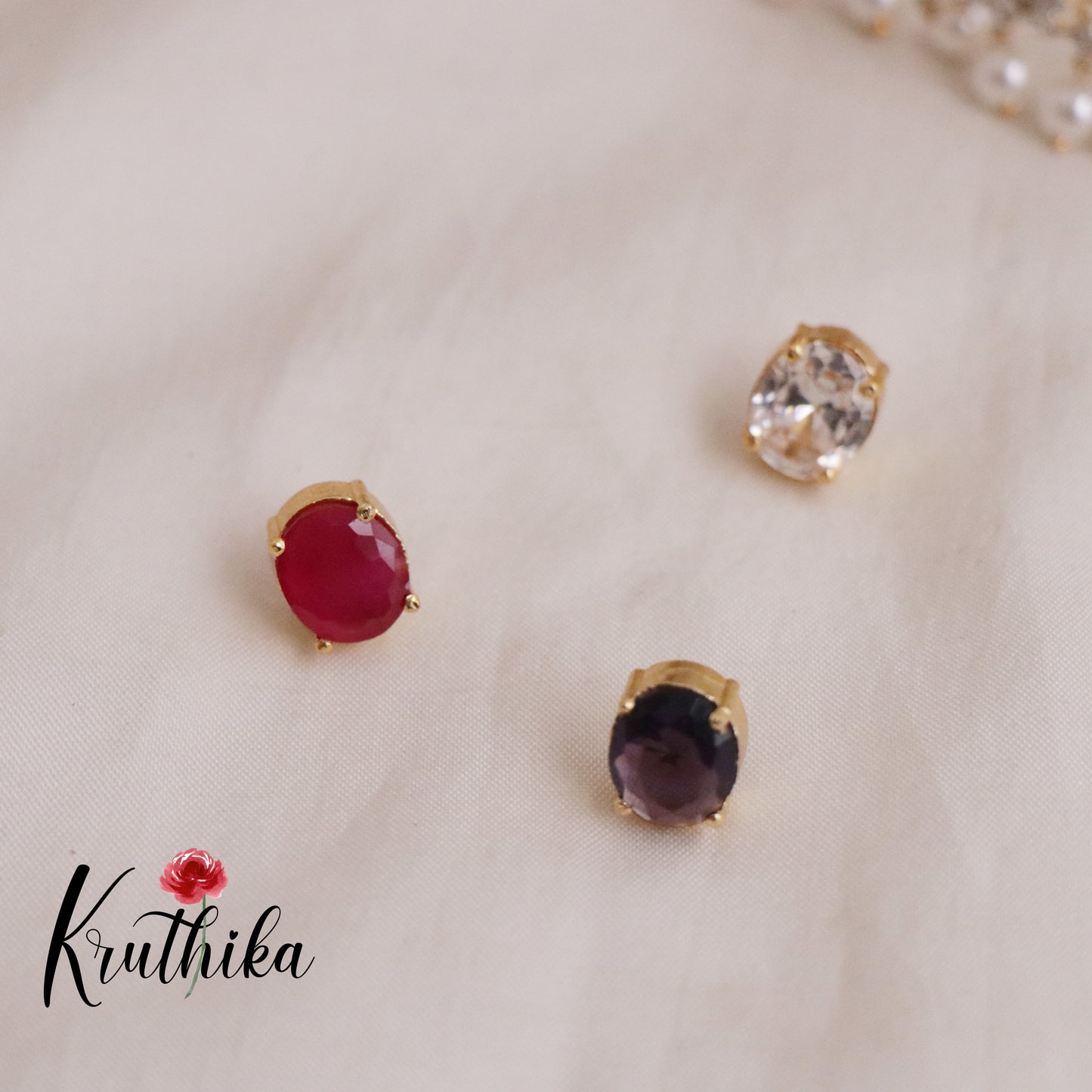 Trendy CZ Sparking Peacock  Changeable Stone with Pearl Drops  Hip Belt V277