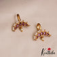 Trendy Kemp Earcuffs | Upper Earrings | Bugadi Earrings With Bead Drops E1049