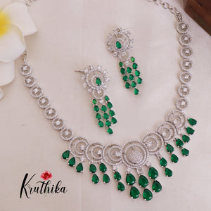 Pretty CZ/AD Necklace NC1828 ( Available in 3 colours)