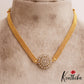 Classic Two-in-One Reversible Floral Motifs Jadau Pendant Chain NC2903