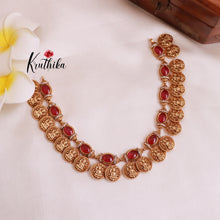 Beautiful Coin Kempu Necklace NC1865