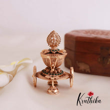 Beautifull Gold alike Lakshmi devi Kumkum Box K18