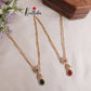 Trendy Two Layer Pigeon Pendant Chain NC2059 (Available in 2 Colours)