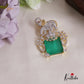 Elegant Victorian Elephant Pendant Set PS246 (Available In 5 Colours)