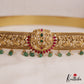 Premium Antique Peacock Motifs Kemp Hip Belt With Bead Drops V354 (Available In 4 Colors)