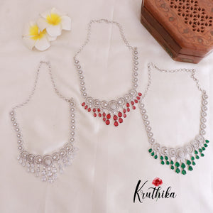 Pretty CZ/AD Necklace NC1828 ( Available in 3 colours)