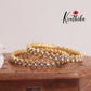 Trendy Gold Finish Bangles B186 ( Available in  3 Colours)