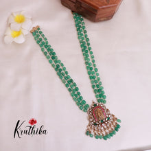Royal Radha Krishna Jadau Kundan Haaram with Onyx Beads LH1801