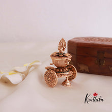 Beautifull Gold alike Lakshmi devi Kumkum Box K18