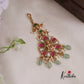 Beautiful Jadau Maang Tikka with Pastel Green Beads MT269