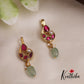Classic Jadau Teardrop Earcuffs | Upper Earrings | Bugadi Earrings E823