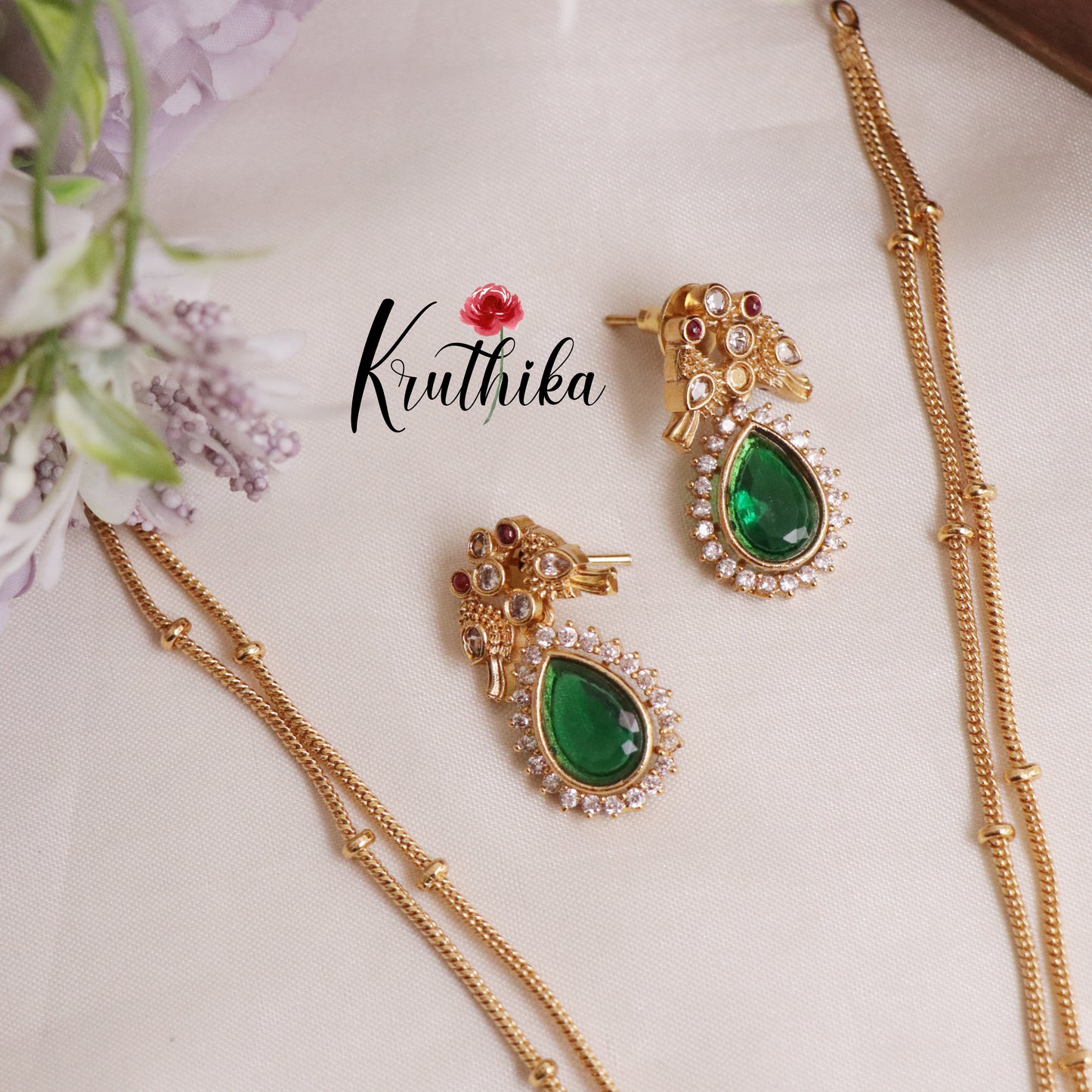 Trendy Two Layer Pigeon Pendant Chain NC2059 (Available in 2 Colours)