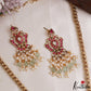 Gorgeous Jadau Gandaberunda Pendant Haaram With Pearl Bead Drops LH2160