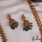 Gorgeous Antique Floral Peacock Motifs Jadau Haaram With Bead Drops LH2048 (Available In 4 Colors)