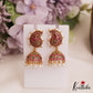 Classic Pearl Border Mango Motifs Kemp Jhumka E1020 (Available In 2 Colors)