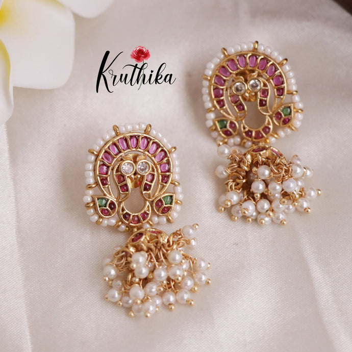 Trendy Chand Bali Kemp Earrings E475 (Available in 2 Colours)