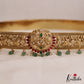 Premium Antique Peacock Motifs Kemp Hip Belt With Bead Drops V354 (Available In 4 Colors)