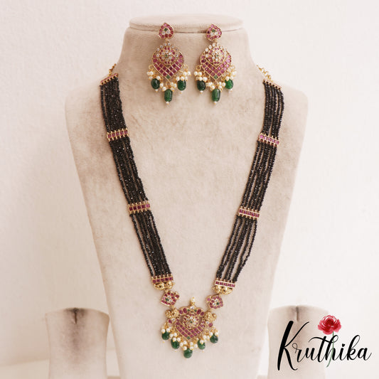 Beautiful Floral Motifs Multi Strand Mangalsutra LH2096