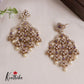 Beautiful Victorian AD Stone Chandelier Earrings E513 (Available in 6 Colours)