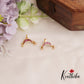 Simple Jadau Crescent Moon Earcuffs | Upper Earrings | Bugadi Earrings E821