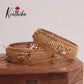 Beautiful AD Peacock Kada bangles B190